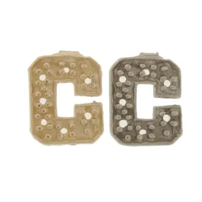 14KY & 14KW Block Initial 9mm C For .01pt Stone