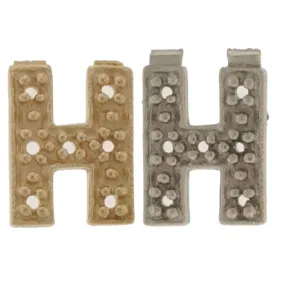 14KY & 14KW Block Initial 9mm H For .01pt Stone