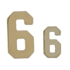 14KY & 14KW Block Numeral 8.0mm #6