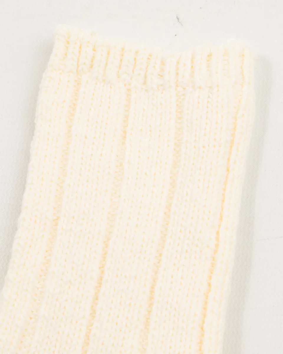 56 Yarns MA-1 RAINBOWY HAPPY HEEL Socks - White