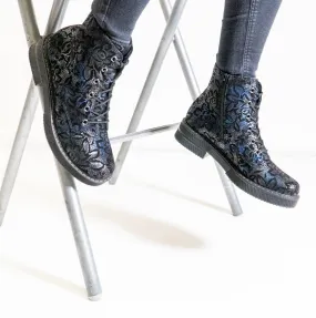 72010-14 Womens Boots Blue