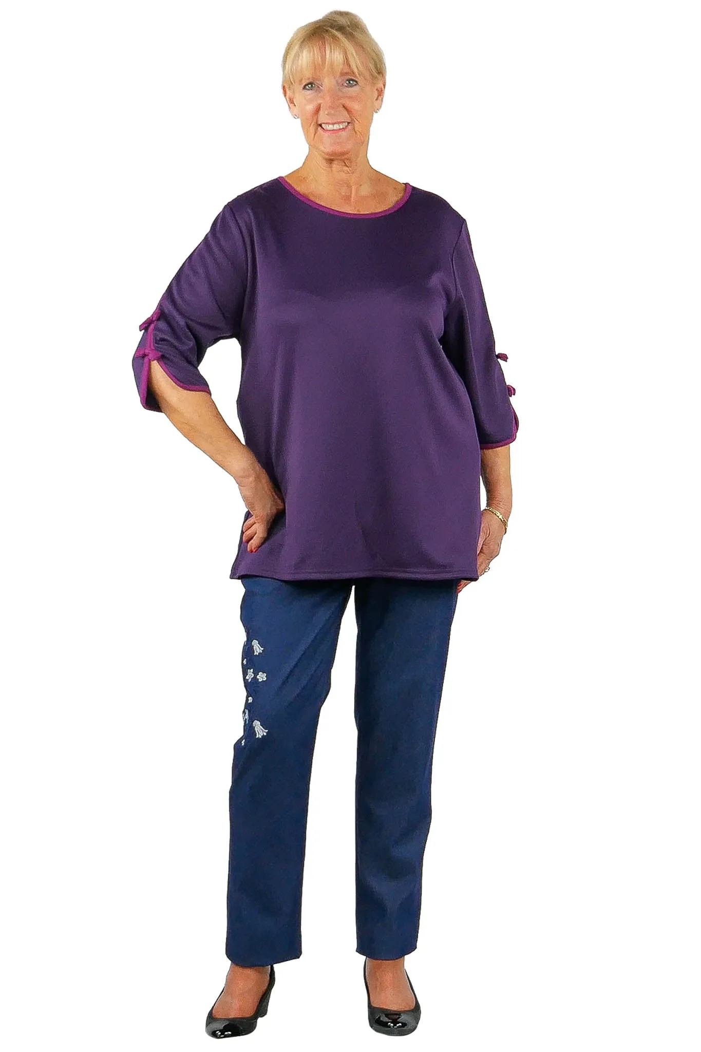 Adaptive Top - Fanny | Plum