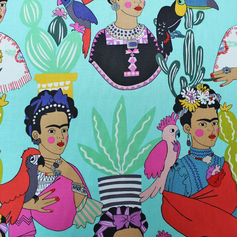 Alexander Henry - Frida Con Las Plumas - Aqua Tea