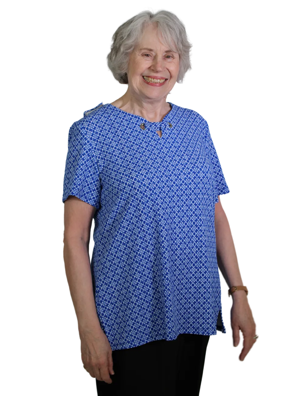Alexandra Adaptive Top - Royal Blue