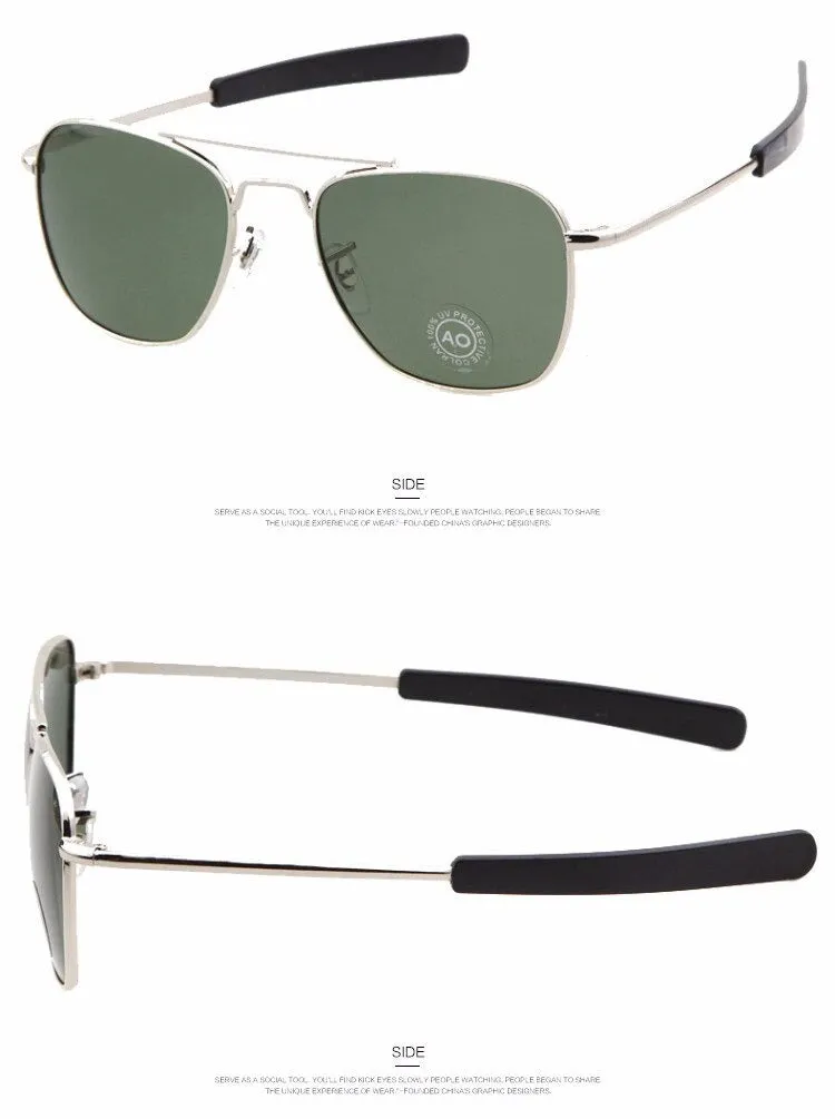 American Army Military Style Optical Men's Fashion AO Sunglasses