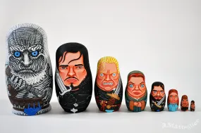 Andy Stattmiller - "Game of Thrones Nesting Dolls - Ice Set"