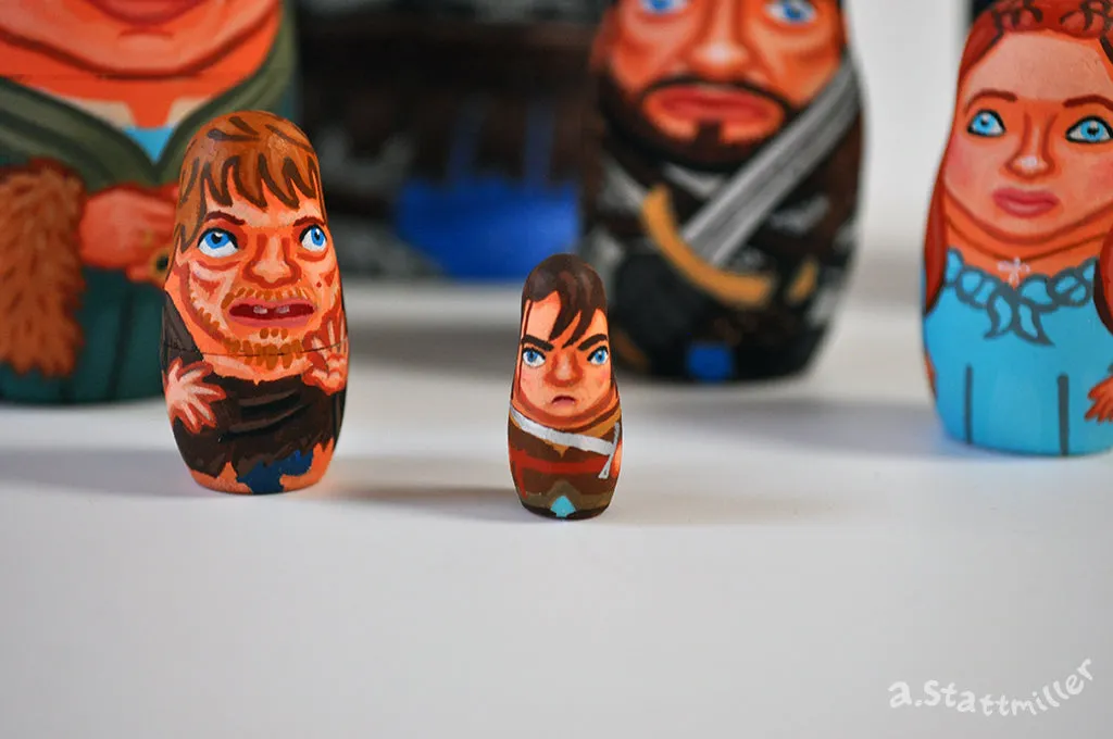 Andy Stattmiller - "Game of Thrones Nesting Dolls - Ice Set"