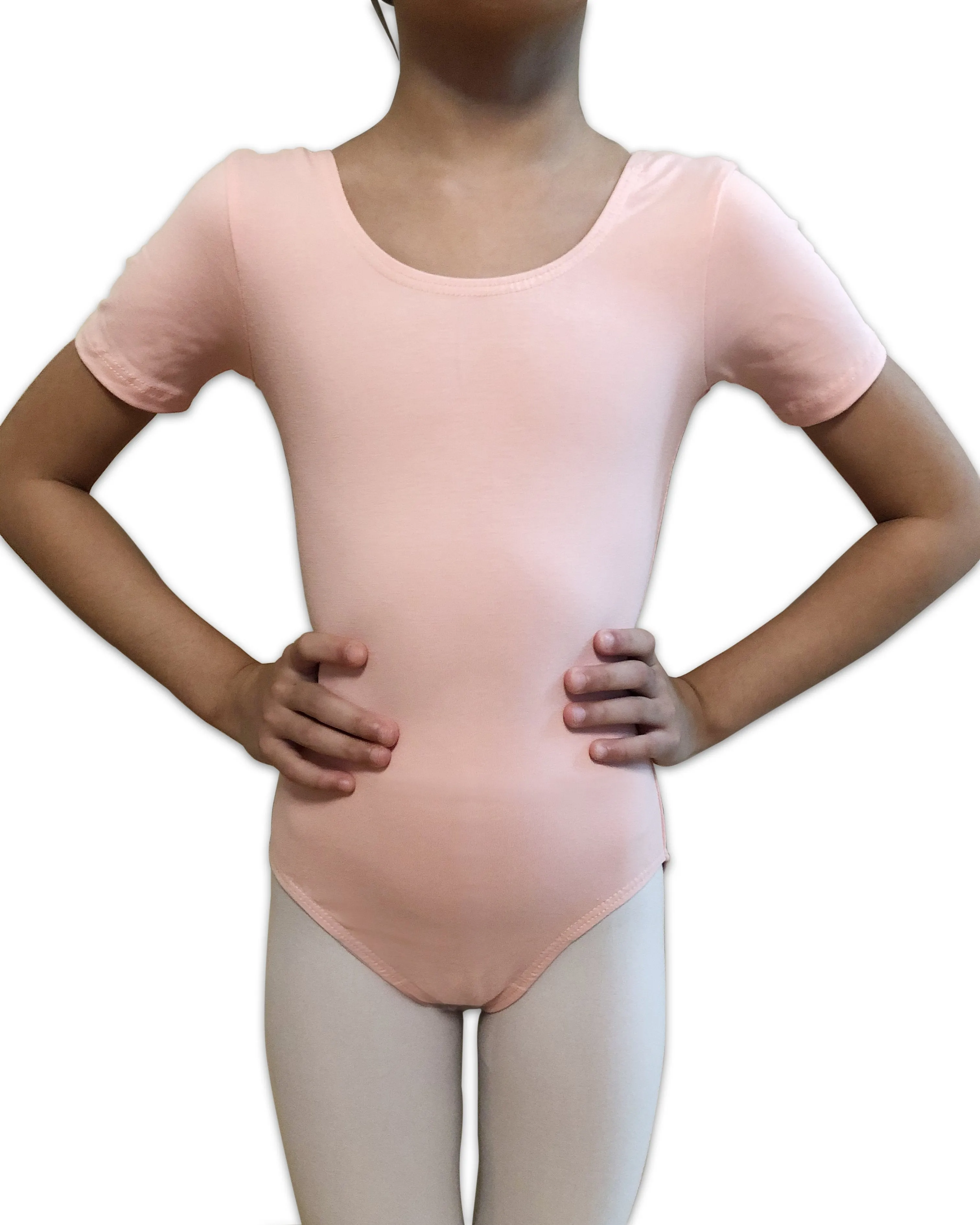 Arabesque Children's Uniform Short Sleeve Leotard