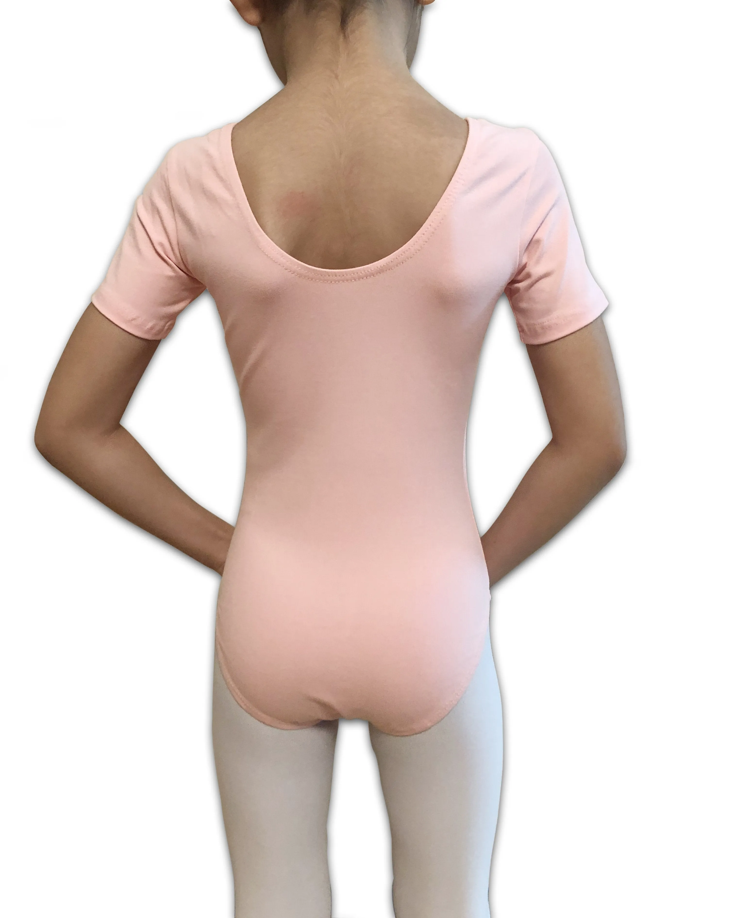 Arabesque Children's Uniform Short Sleeve Leotard