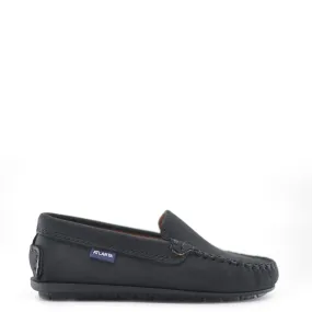 Atlanta Mocassin Black Nubok Loafer