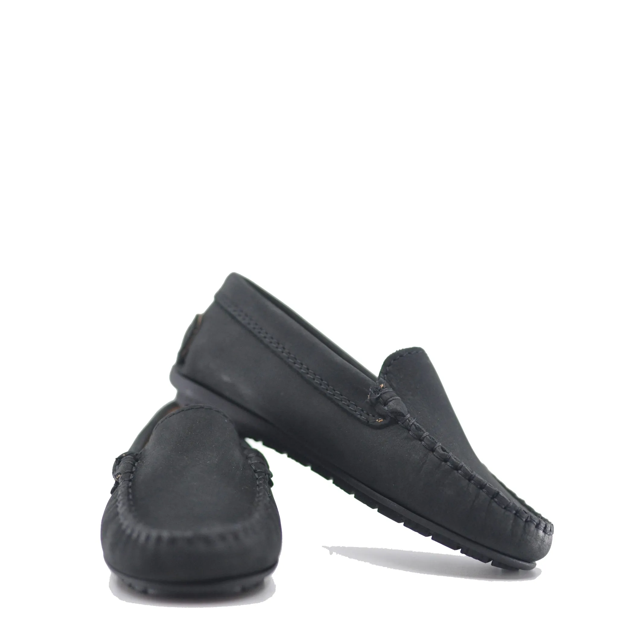 Atlanta Mocassin Black Nubok Loafer