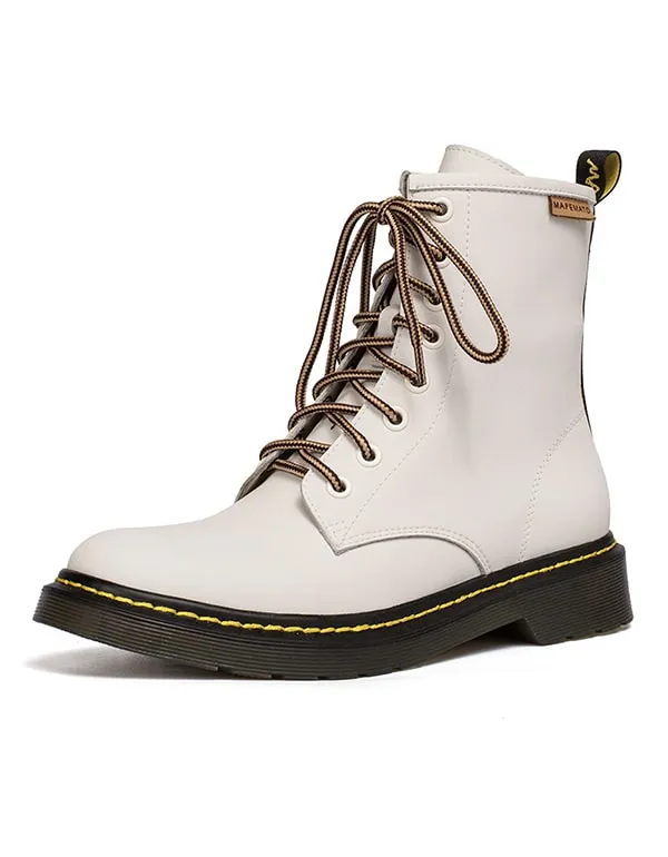 Autumn Thick-soled Vintage Leather Dr Marten Boots