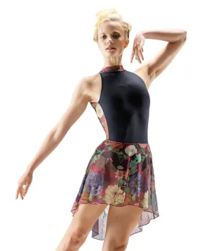 Ballet Rosa Danica Pull On High Low Ballet Skirt - Womens - Jardin Print