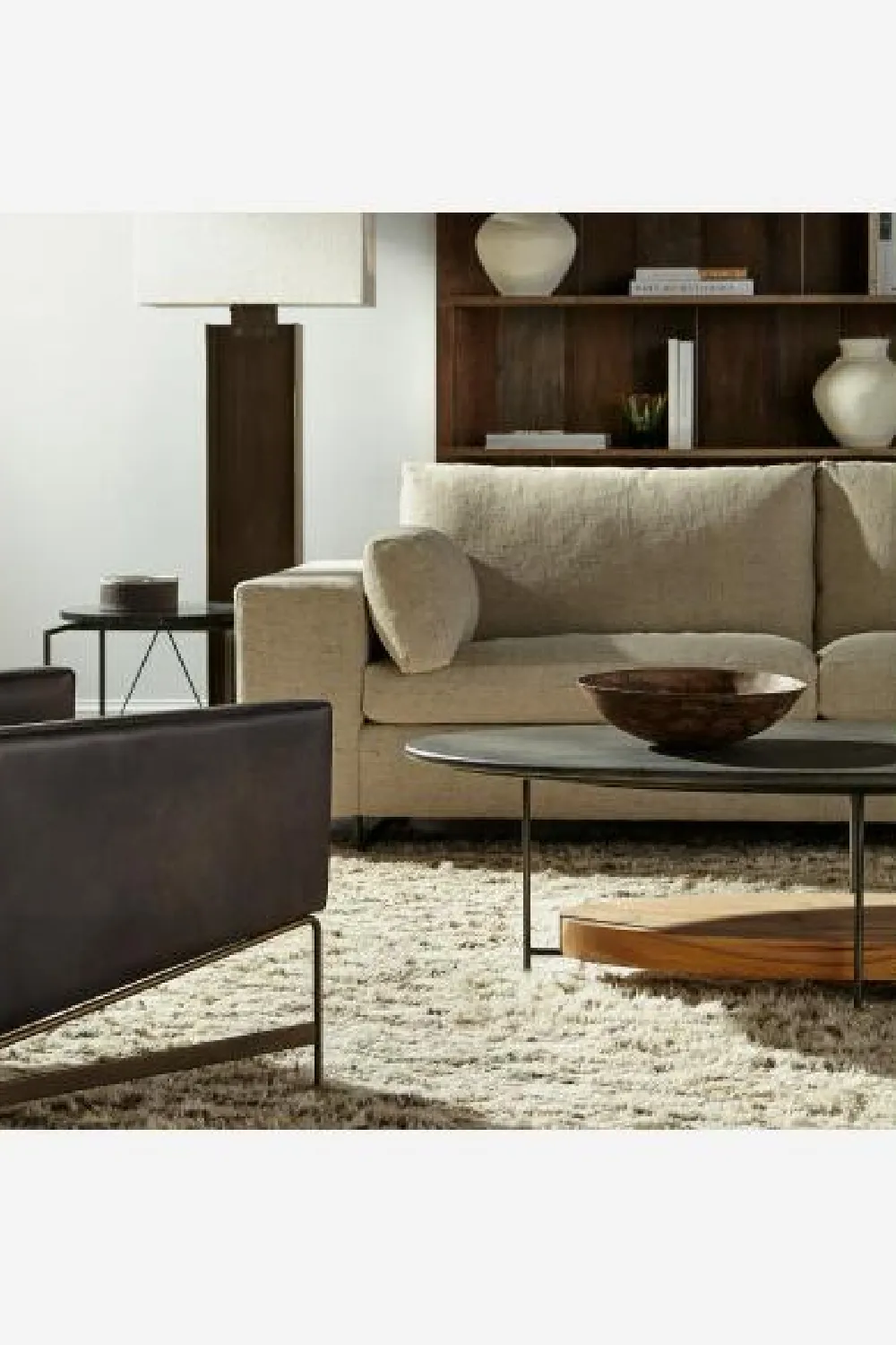 Black Marble Coffee Table | Andrew Martin Olivia