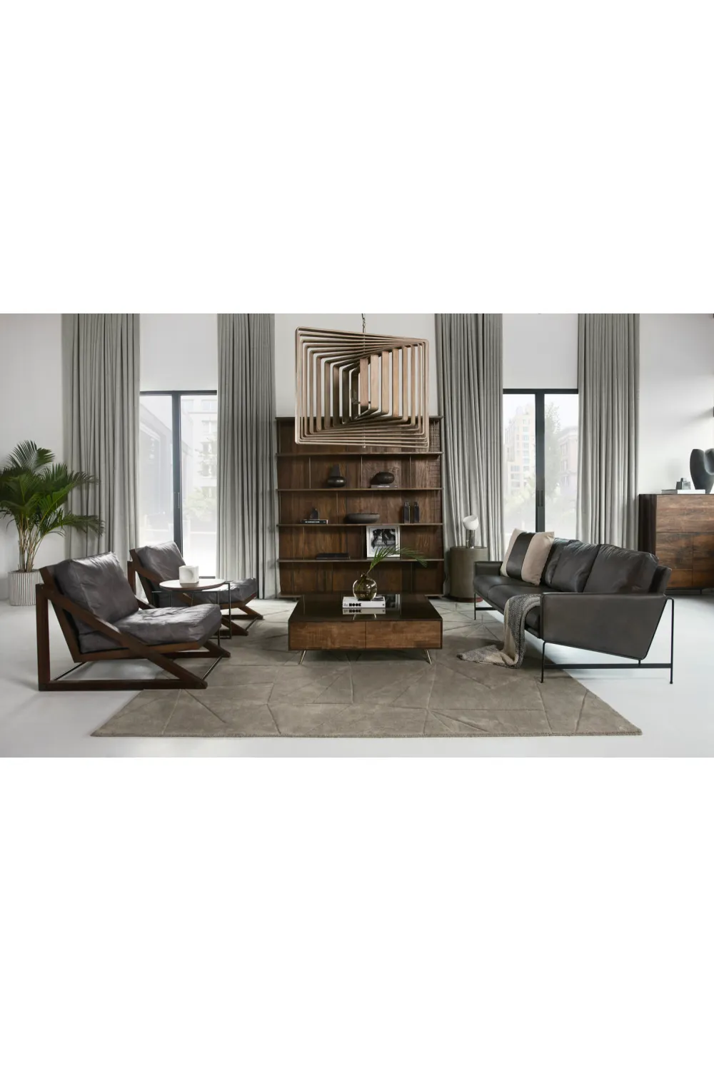 Black Marble Side Table | Andrew Martin Georgina