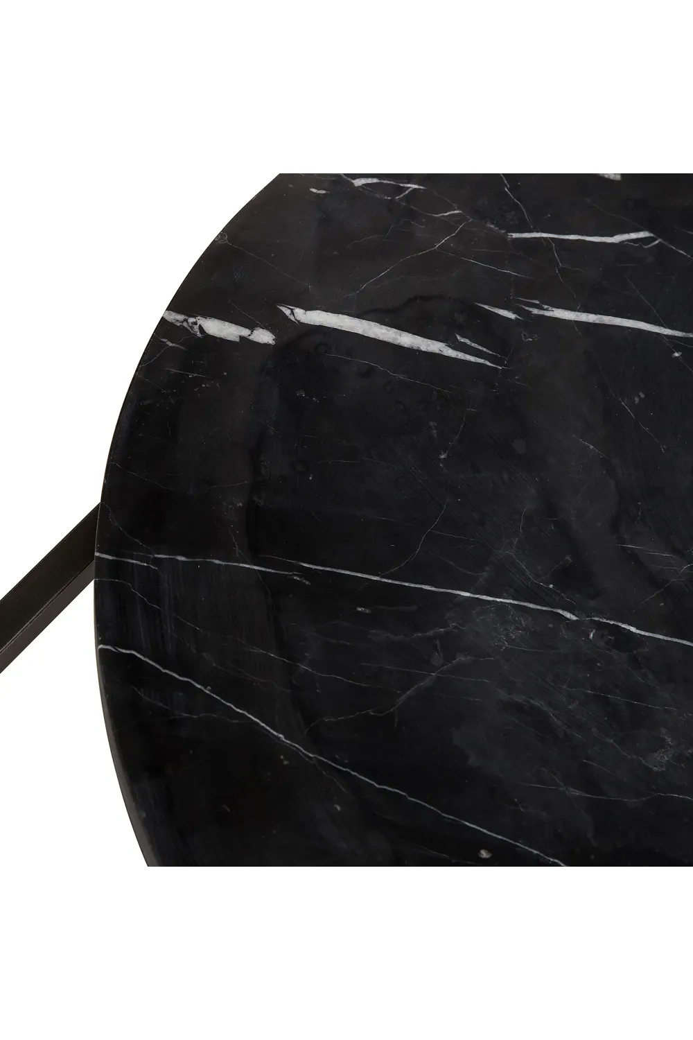 Black Marble Side Table | Andrew Martin Georgina