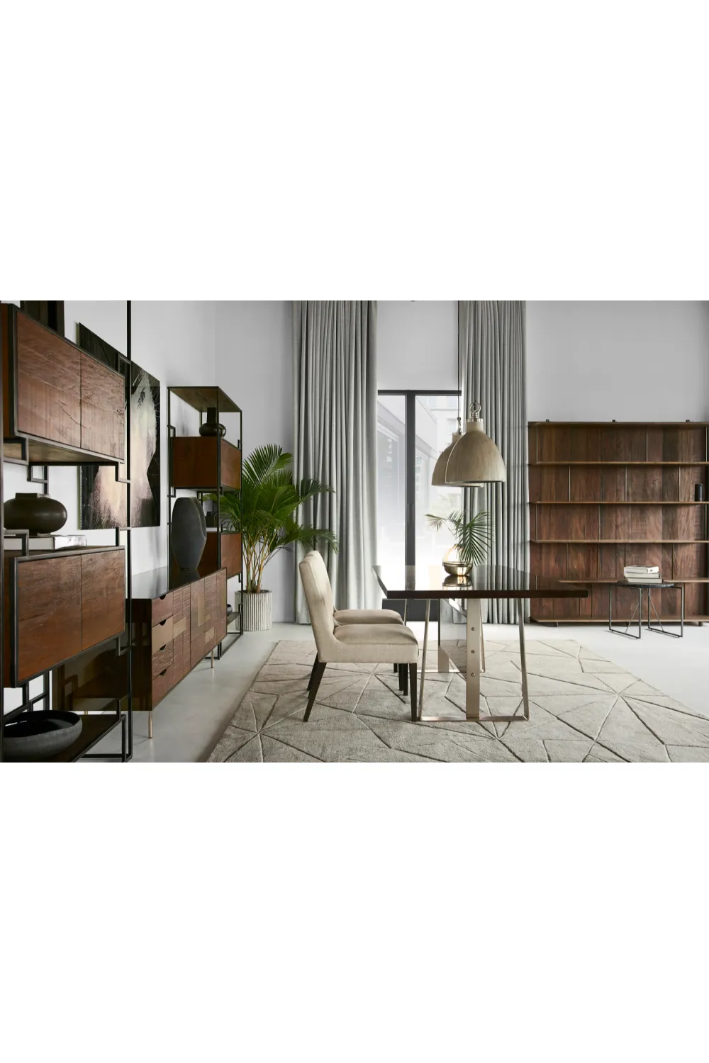 Black Marble Side Table | Andrew Martin Georgina