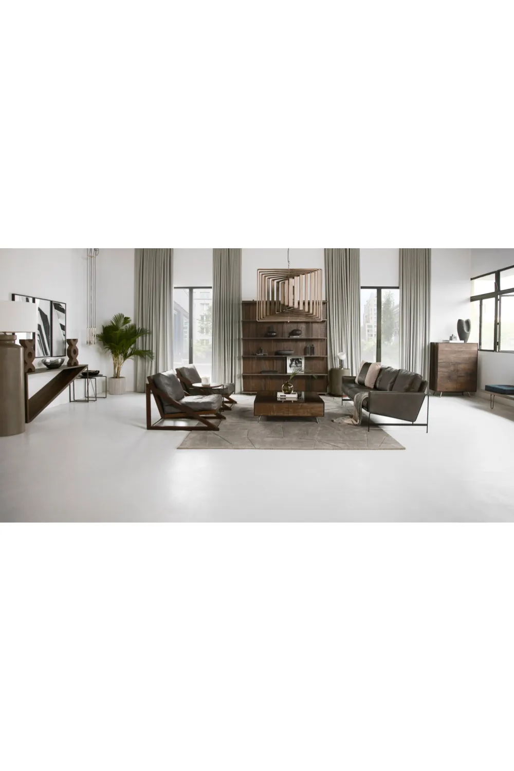 Black Marble Side Table | Andrew Martin Georgina