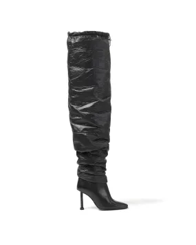 Stylish Blair Puffer Thigh-High Boots