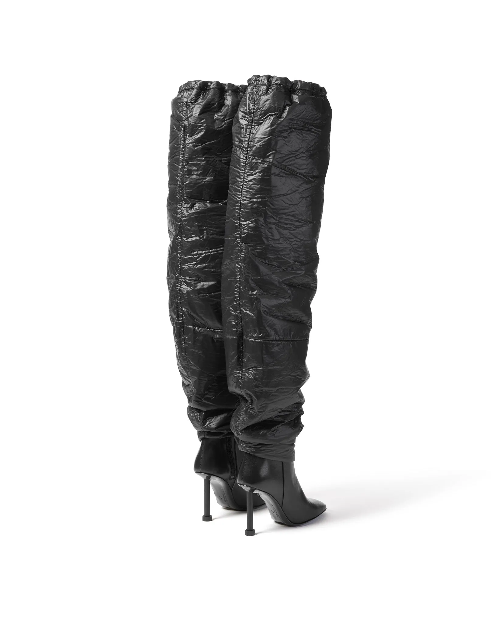 Stylish Blair Puffer Thigh-High Boots