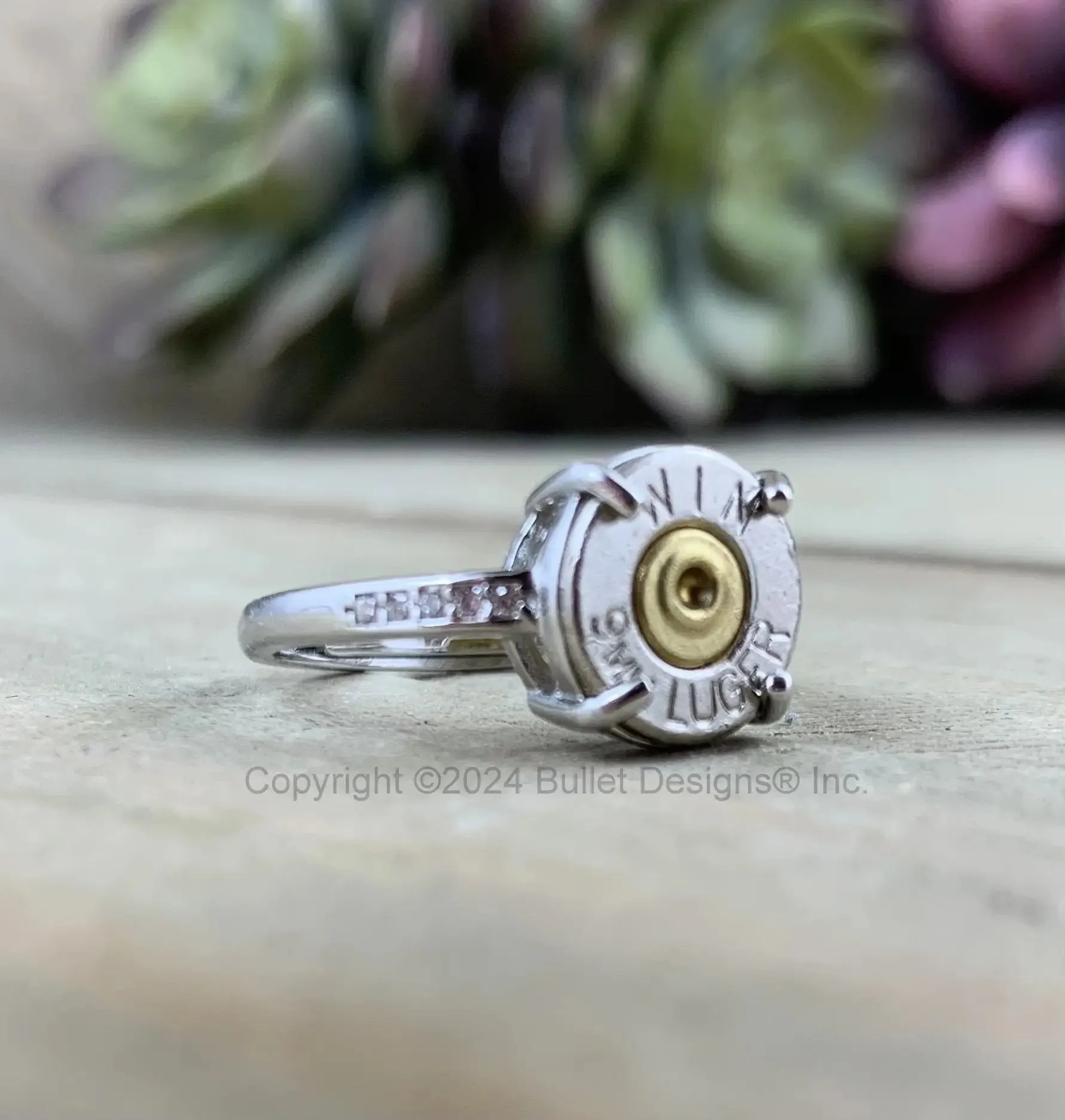 Bullet Ring / Custom Sterling Silver 9mm Adjustable Bullet Engagement Ring / Custom Bullet Ring / Winchester Bullet Ring / Winchester Ring