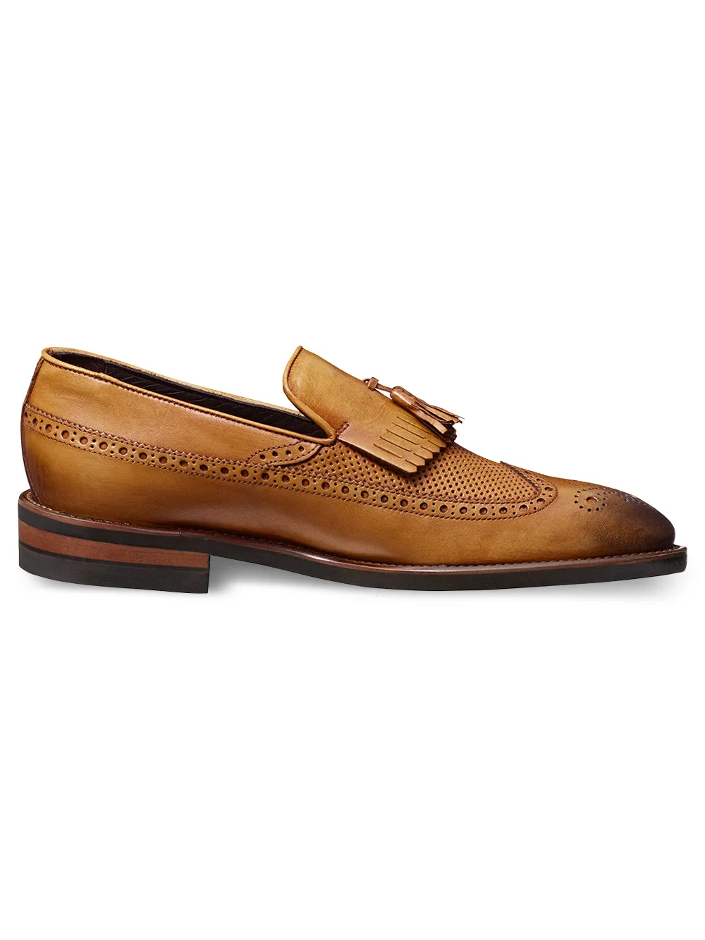 Byron Premium Leather Tassel Loafers