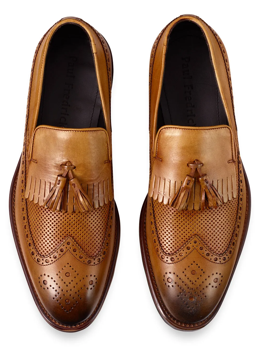 Byron Premium Leather Tassel Loafers