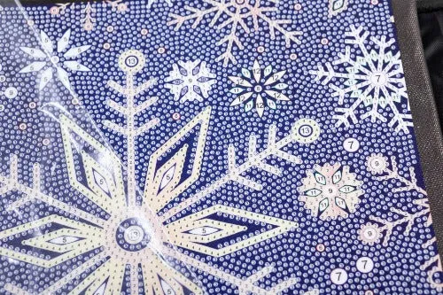 CA-FSBKT9: Crystal Art Folding Storage Box - Snowflake Burst