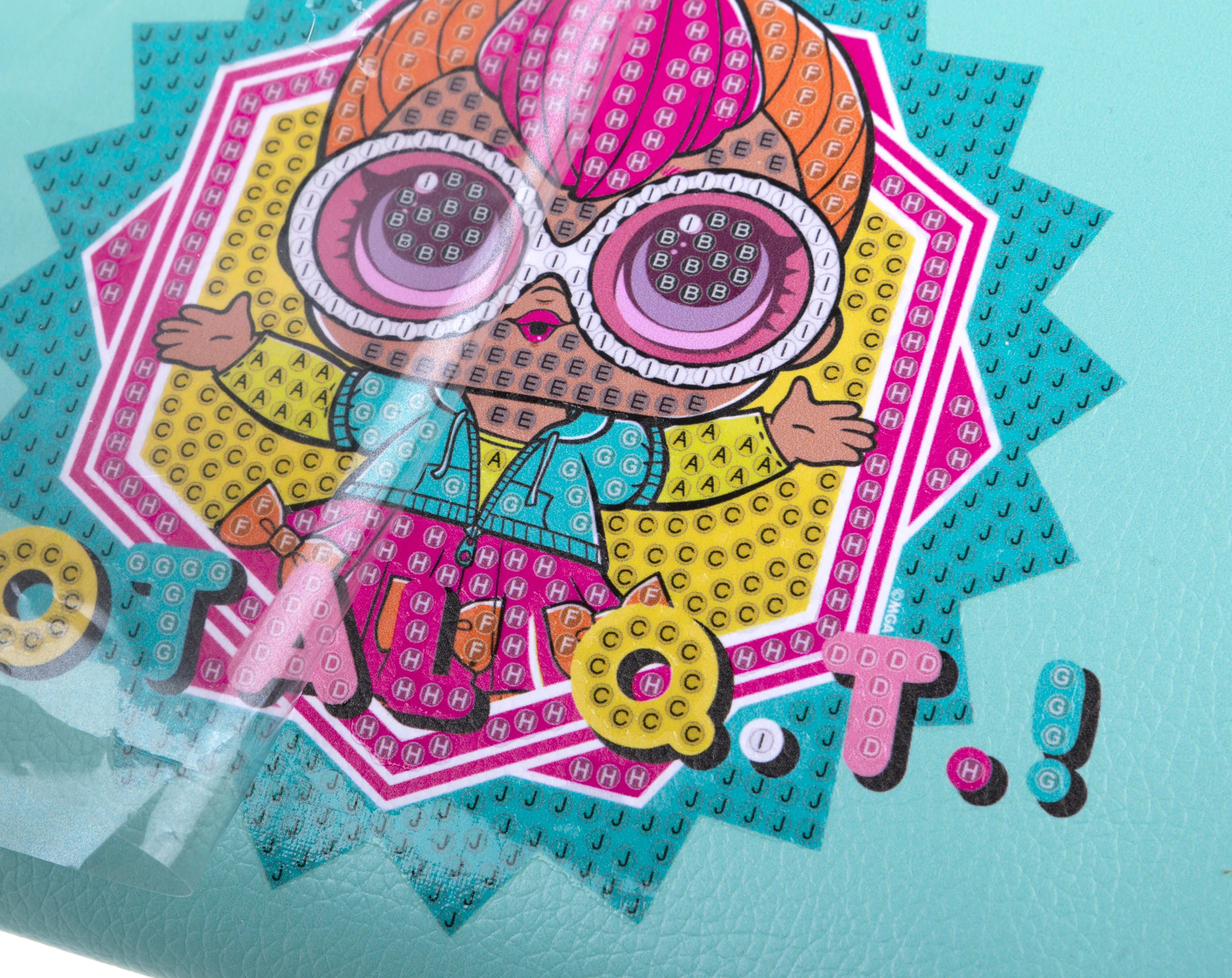 CA-PKLOL301: Neon QT Crystal Art Accessory Bag