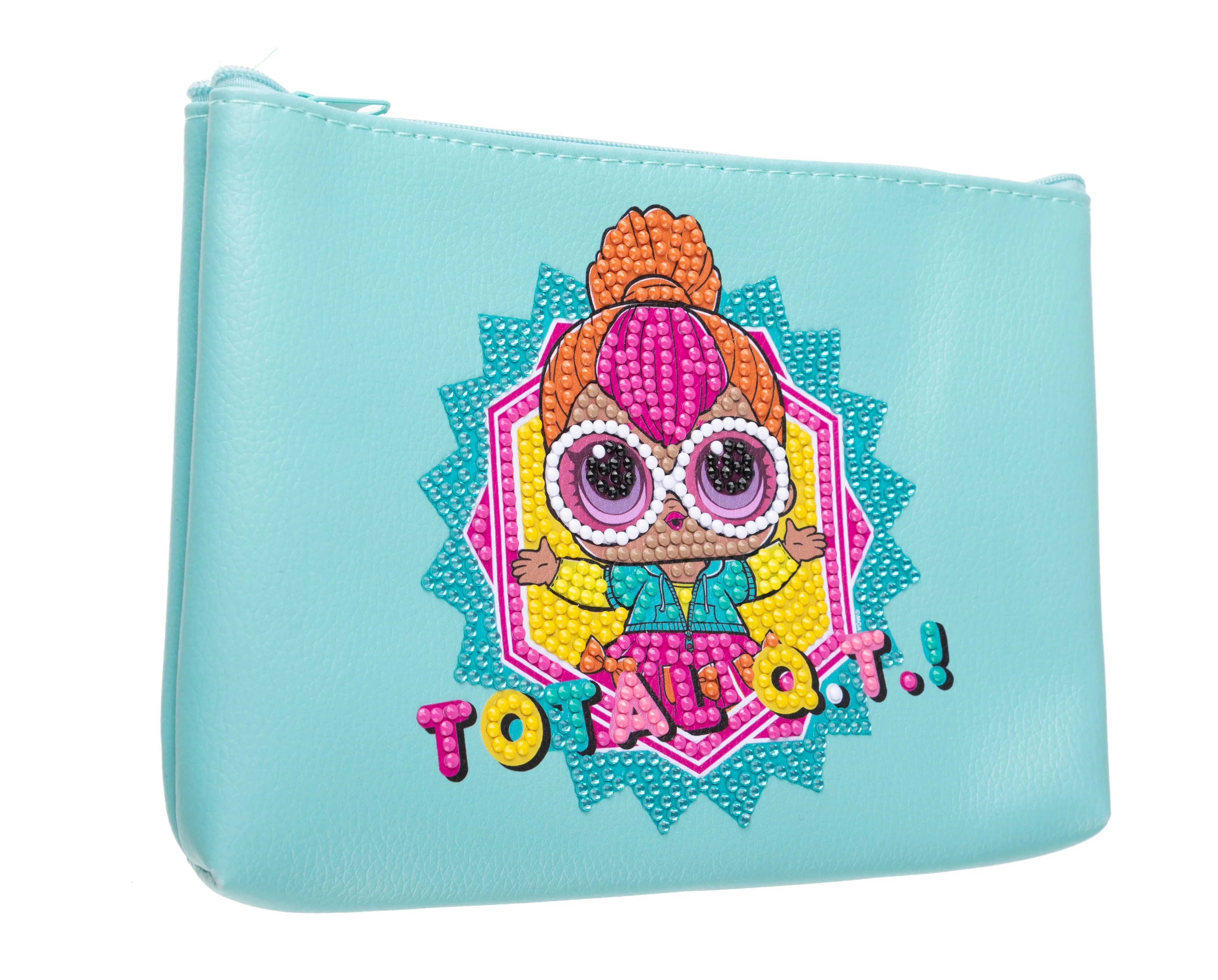 CA-PKLOL301: Neon QT Crystal Art Accessory Bag