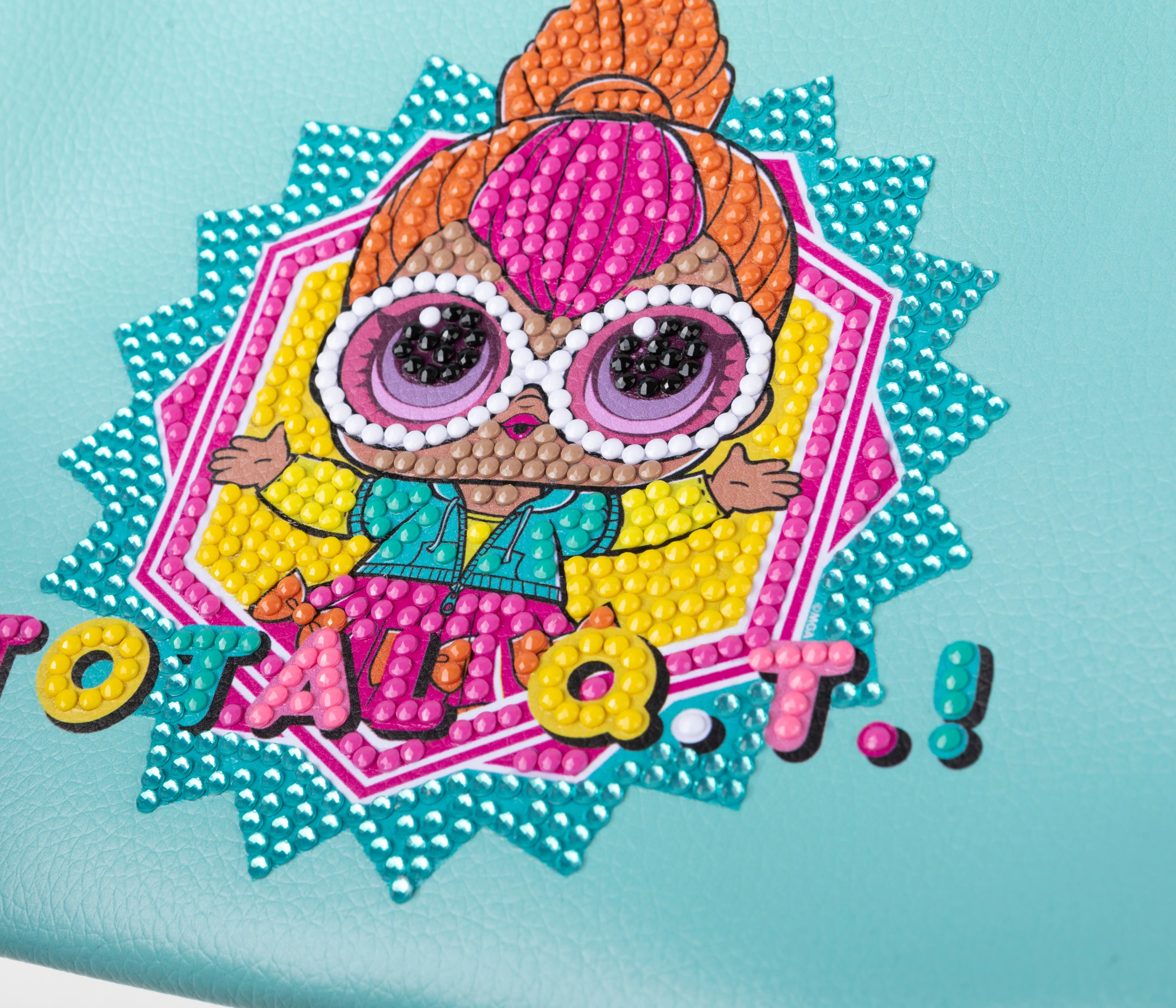 CA-PKLOL301: Neon QT Crystal Art Accessory Bag