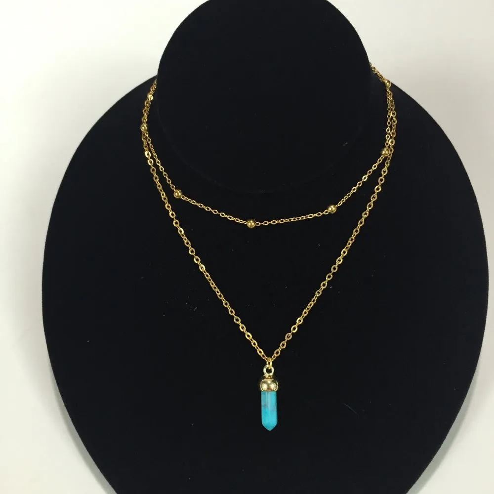 Cadence Crystal Stone Necklace