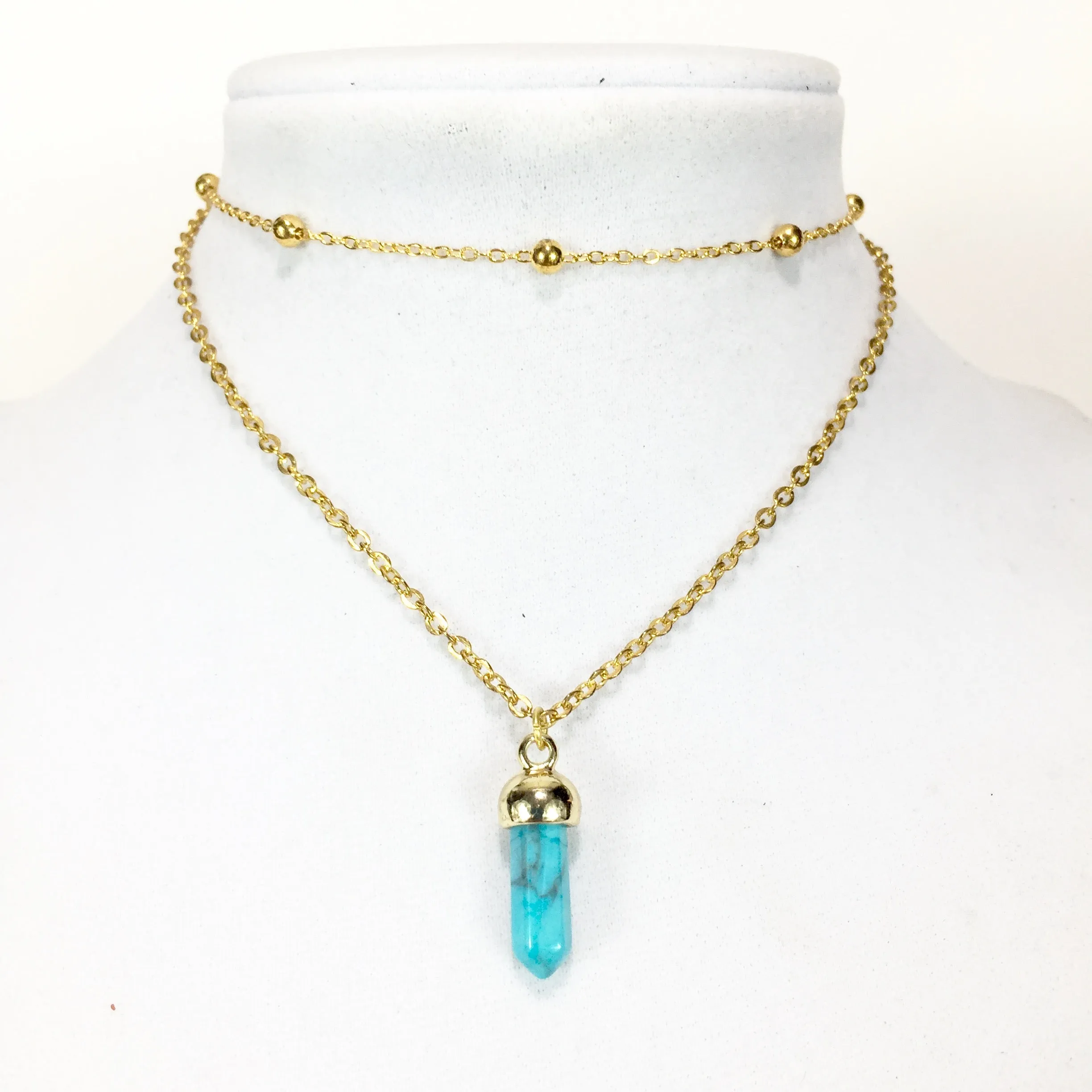 Cadence Crystal Stone Necklace