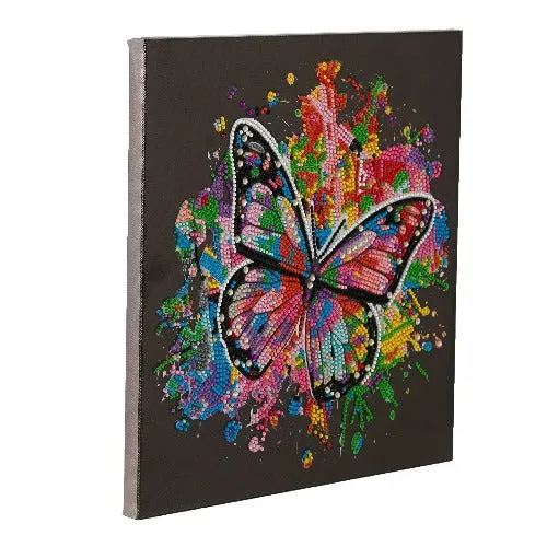CAK-QVC-3030M-09: Colour in Flight  (with special crystals) 30x30cm Crystal Art Kit