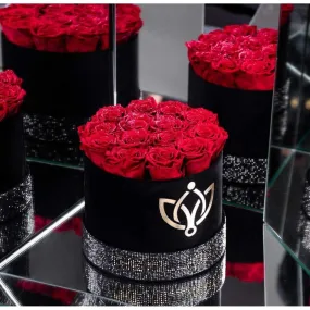 Classic Black Box | Crystal Edition | Red Roses
