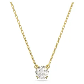CONSTELLA PENDANT, WHITE, GOLD-TONE PLATED