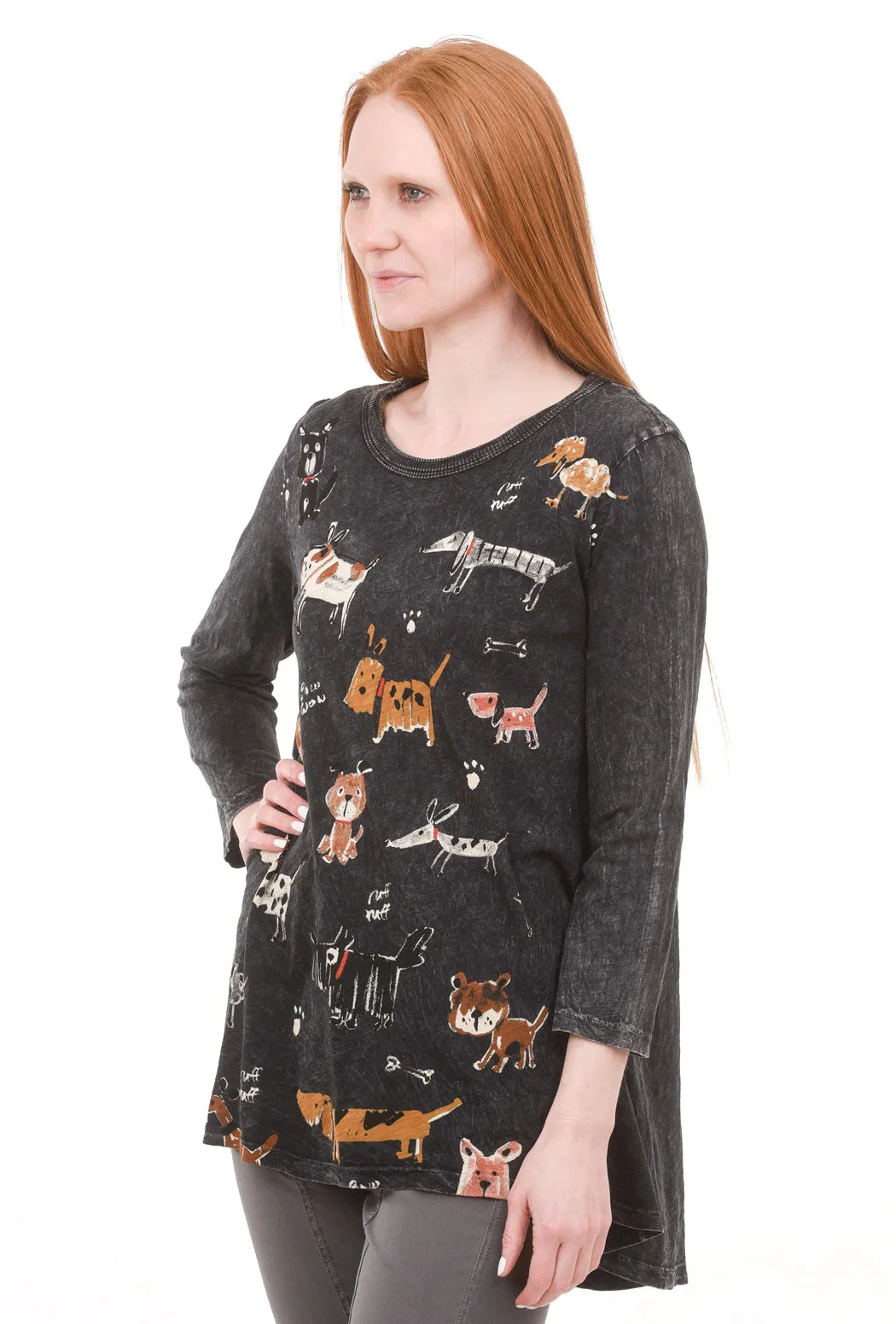 Critters High-Low Top, Black