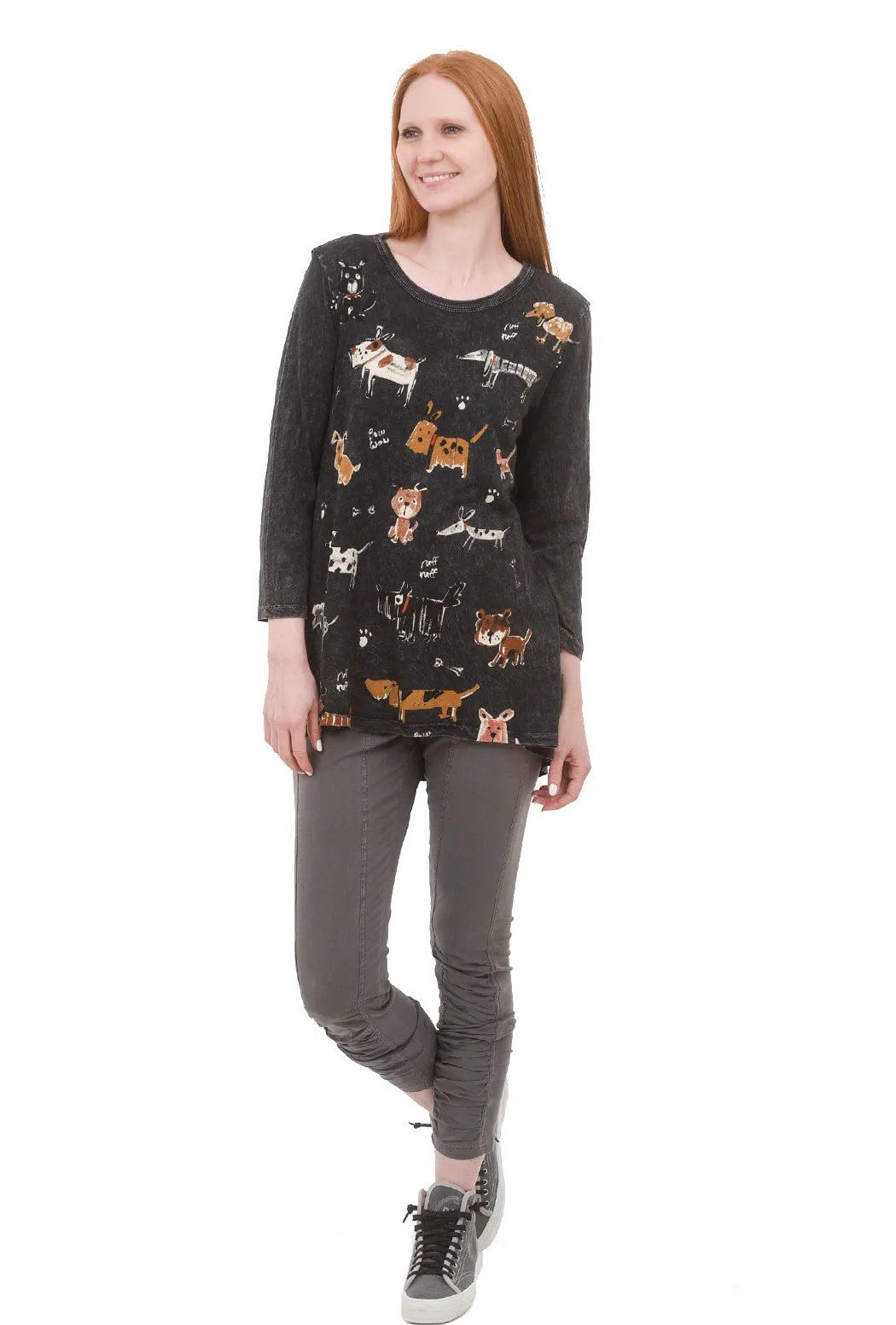 Critters High-Low Top, Black