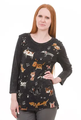 Critters High-Low Top, Black