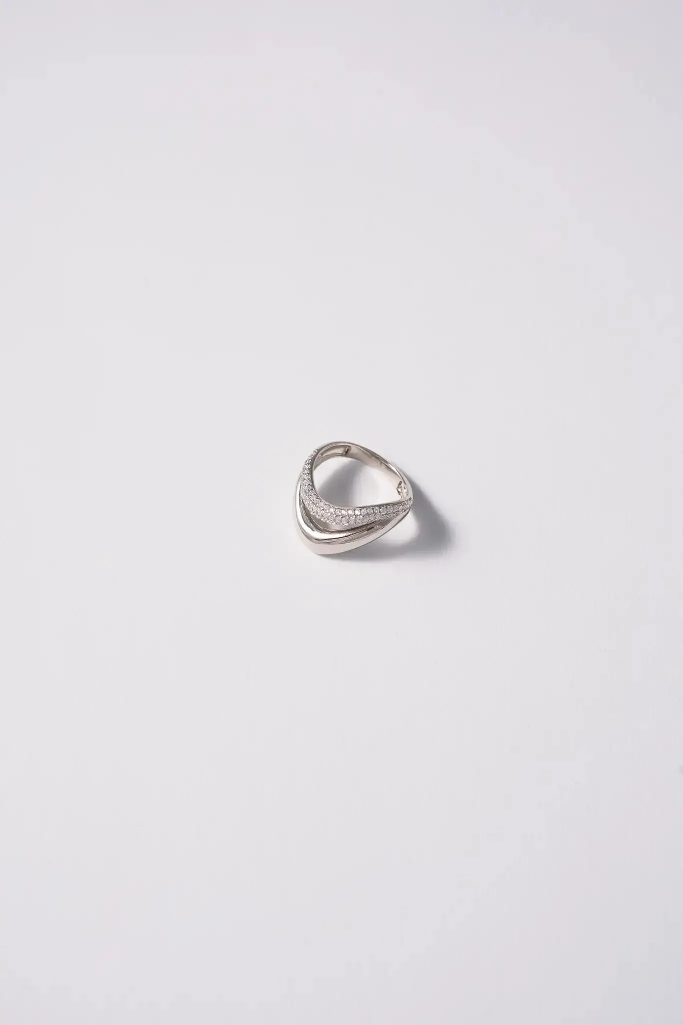 Crystal Galaxy Ring Silver