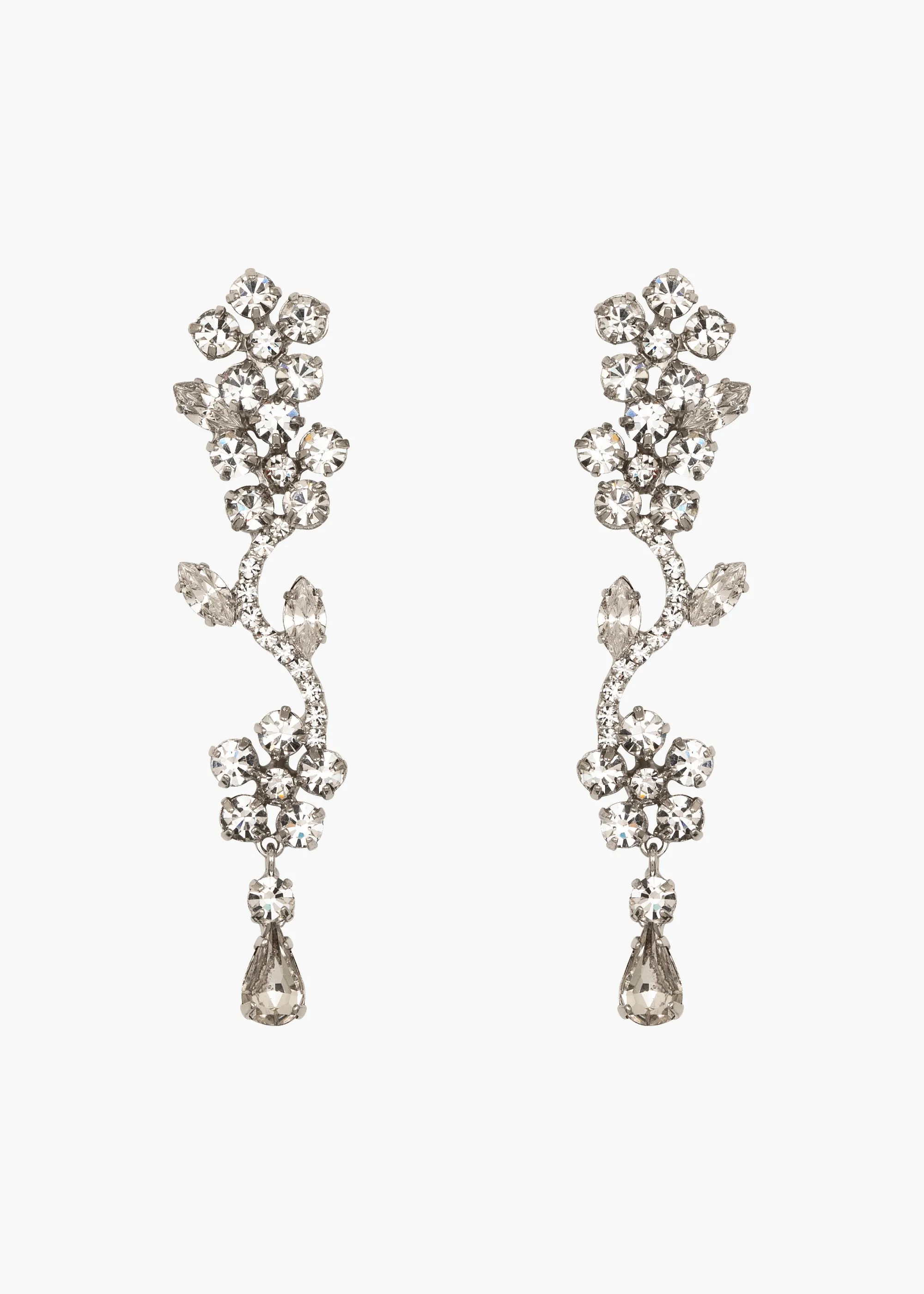 Dania Earrings -- Crystal