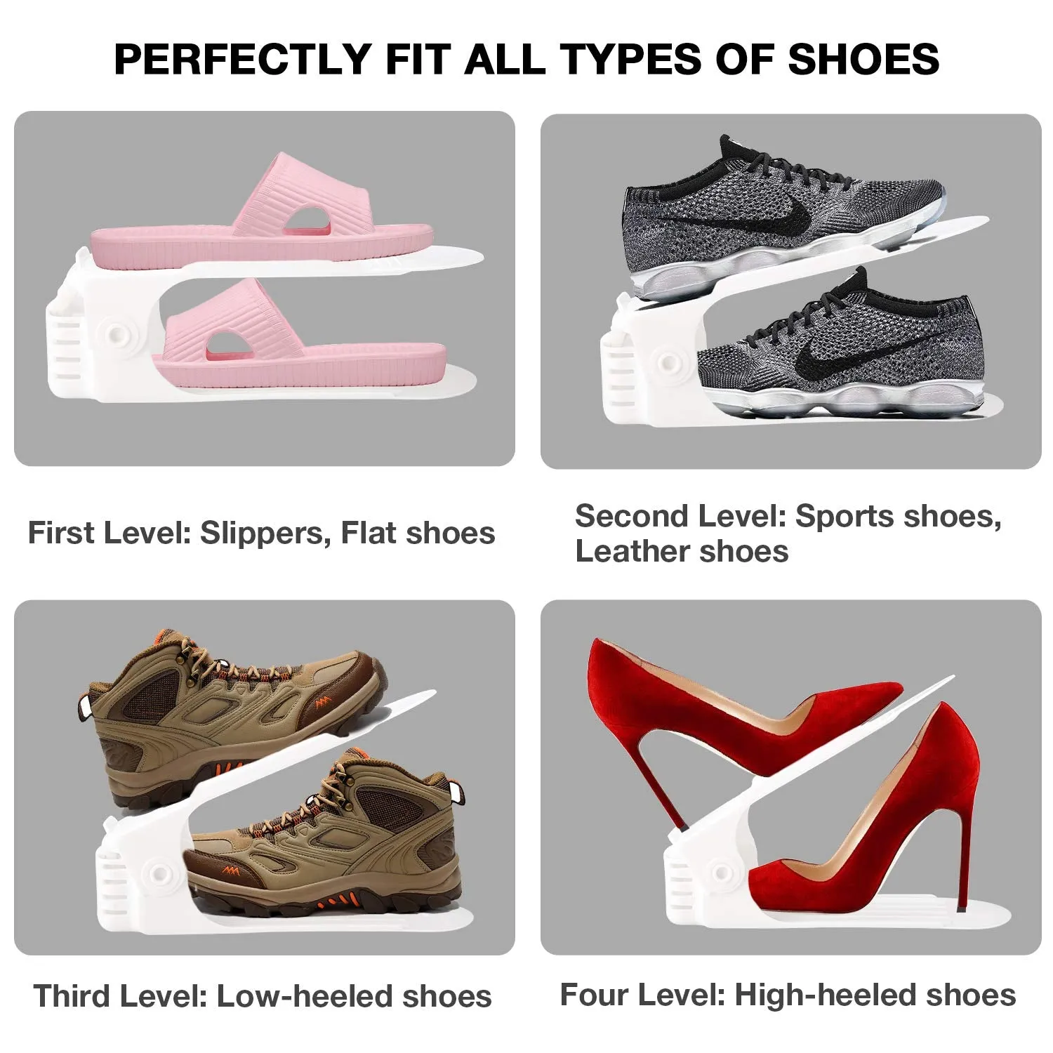 Double Deck Shoe Rack - A Space Saving Storage Solution!