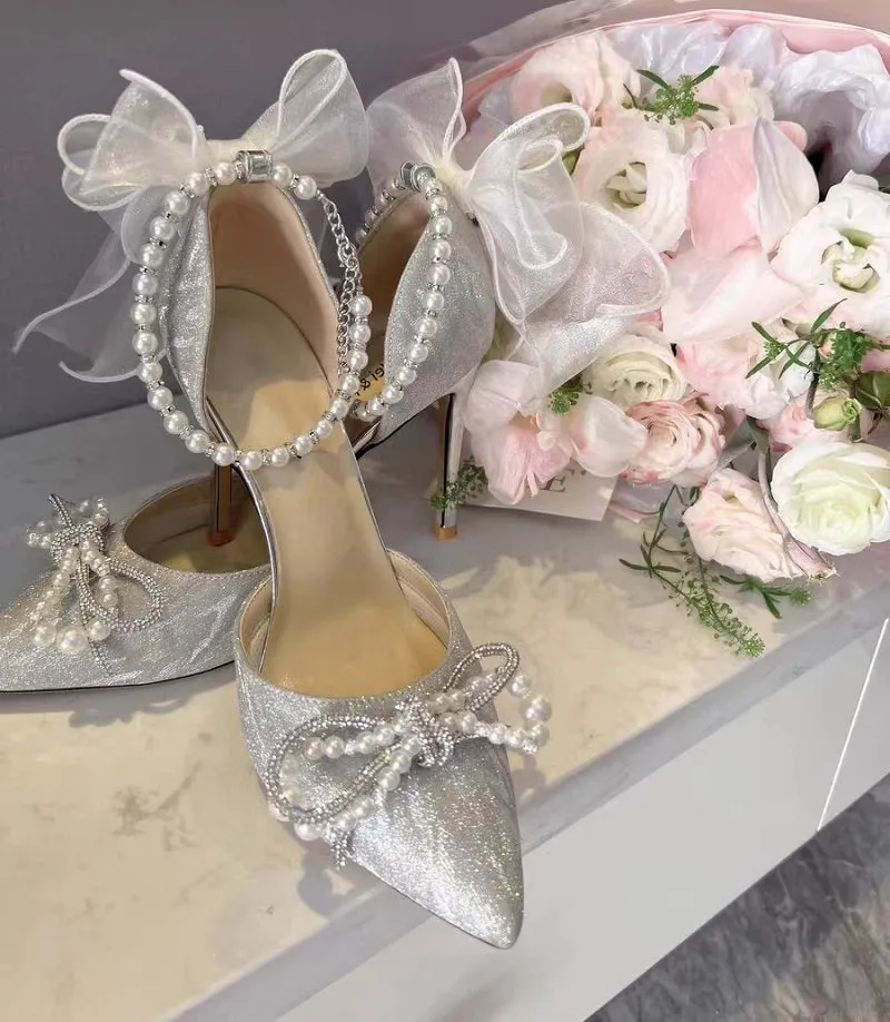 Fairy Crystal New Pointed Toe Stiletto Shoes