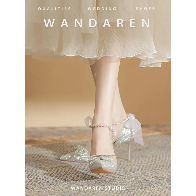 Fairy Crystal New Pointed Toe Stiletto Shoes