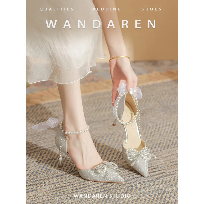 Fairy Crystal New Pointed Toe Stiletto Shoes