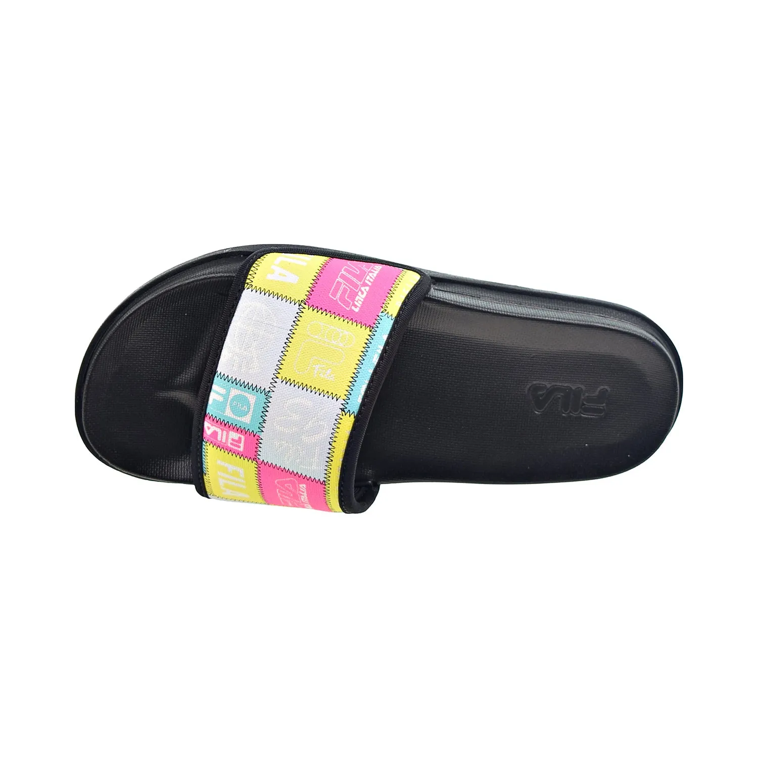Fila Drifter Lux Patchwork Women's Slide Sandals Black-Multi