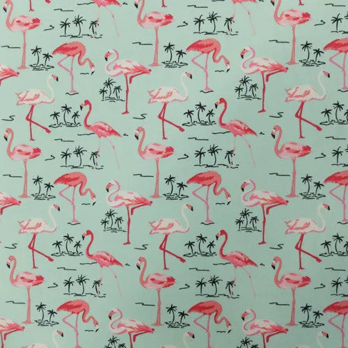 Flamingo Pond - mint