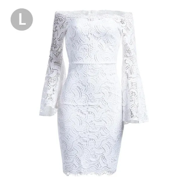 Flare Sleeve Bodycon