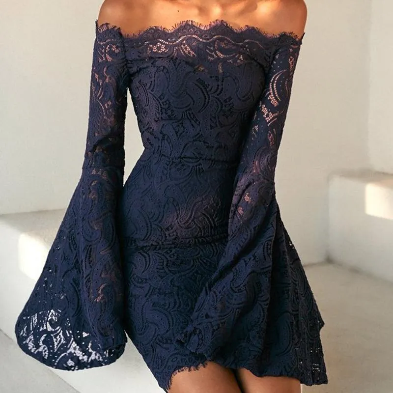 Flare Sleeve Bodycon