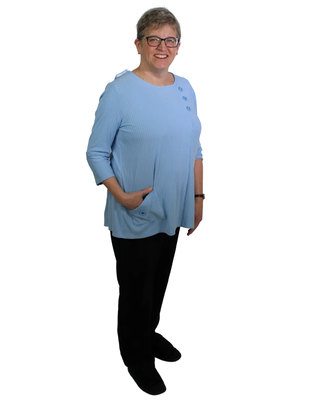 Florence Adaptive Top - Blue